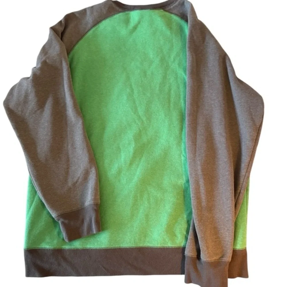 North Face Men’s XL Green and‎ Grey crewneck sweatshirt. size XL. GUC